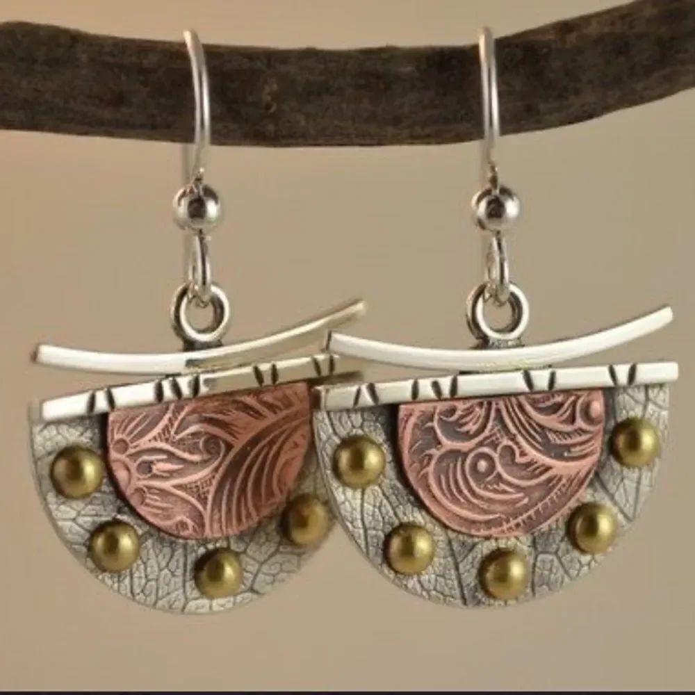 boho statement earrings A205